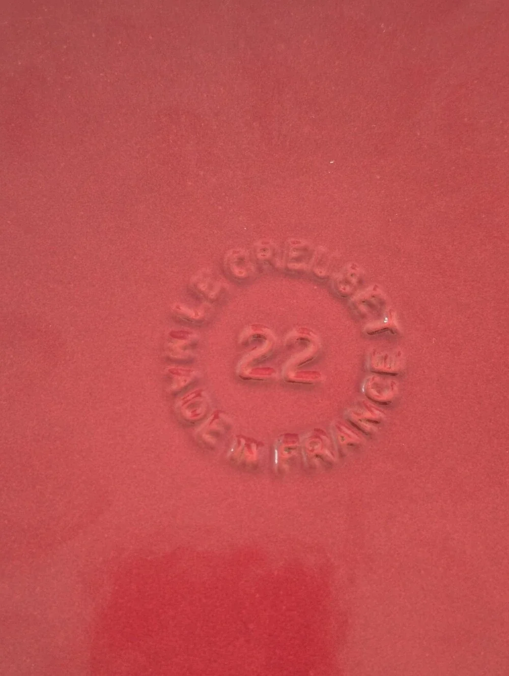 Le Creuset Cerise Red Enameled Cast Iron Braiser Size 22 1.5Qt
